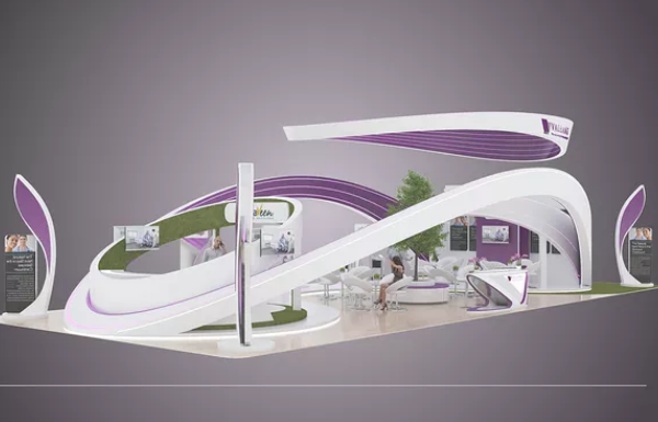 意大利展廳設(shè)計(jì)-Valeant-羅馬展位搭建