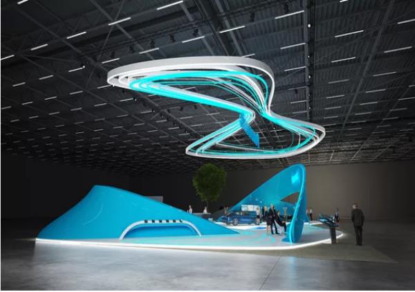 日本展臺(tái)建筑設(shè)計(jì)-Panasonic-Jeca展覽會(huì)展臺(tái)建筑設(shè)計(jì)