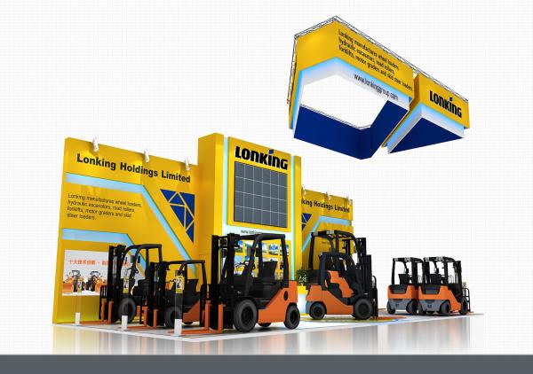 德國(guó)展臺(tái)設(shè)計(jì)-Lonking-國(guó)際工業(yè)機(jī)械展展臺(tái)搭建商