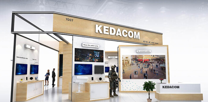 Exhibition design in Germany - kedacom - exhibition layout in Munich | exhibition stand construction in Security Exhibition Exhibition design in Germany - kedacom - exhibition layout in Munich | exhibition stand construction in Security Exhibition