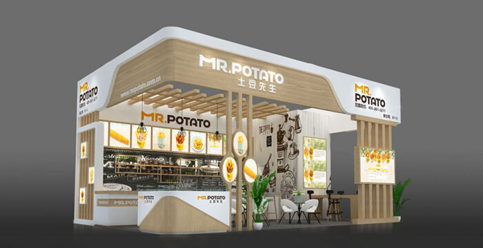 Guangzhou Exhibition Design - Mr. potato - food exhibition layout Guangzhou Exhibition Design - Mr. potato - food exhibition layout