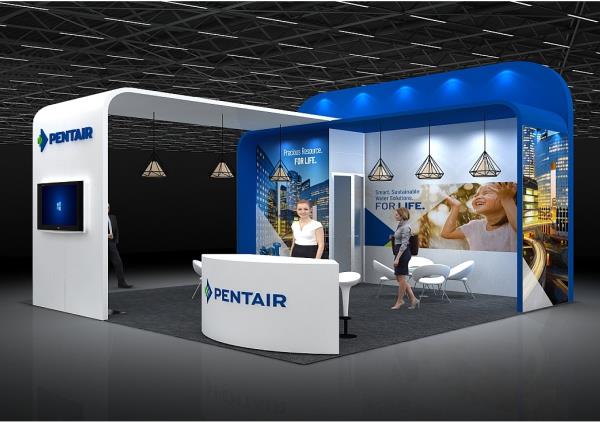 中國(guó)展臺(tái)搭建公司-Pentair-展臺(tái)設(shè)計(jì)與搭建