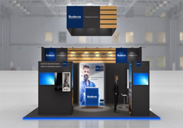中國(guó)展臺(tái)搭建公司-Buderus-展臺(tái)設(shè)計(jì)與搭建